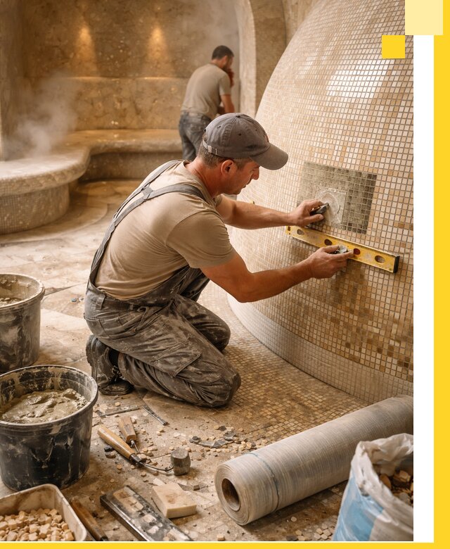 Хамам под ключ в Тейково: проектирование, строительство, отделка