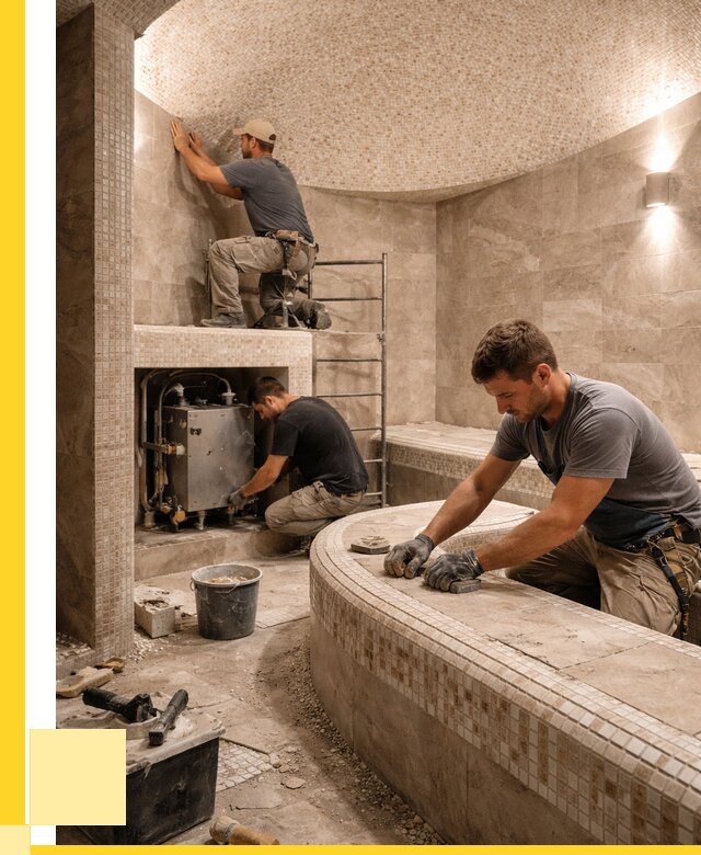 Монтаж хамамов под ключ в Тейково от 271825 р. ЭриданТкв