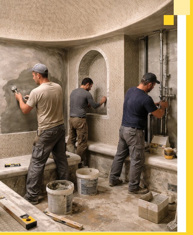 Профессиональный монтаж хамамов под ключ в Тейково с гарантией