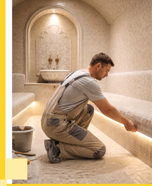 Отделка хамамов под ключ в Тейково от 5980 р. | ЭриданТкв