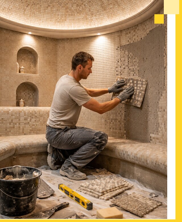 Устройство и монтаж домашнего хамама под ключ в Тейково