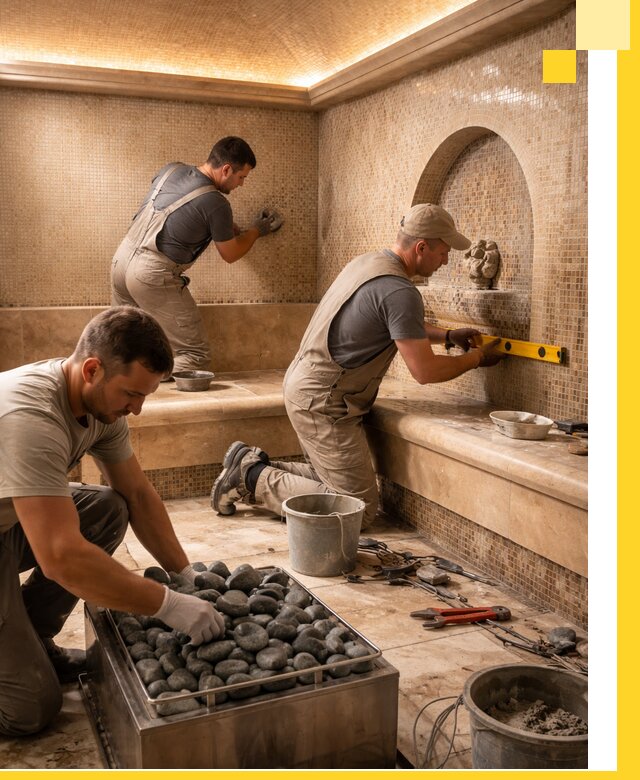 Проектирование и строительство хамама и сауны в Тейково