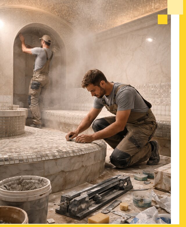 Профессиональный дизайн хамама и SPA под ключ в Тейково