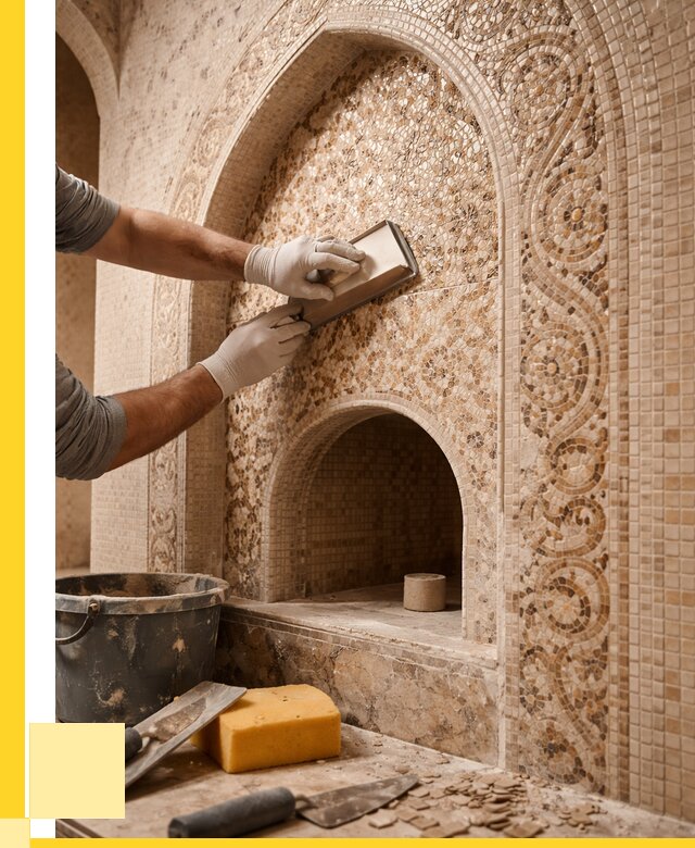 Мозаика для хамама в Тейково под ключ от 5437 р. | ЭриданТкв