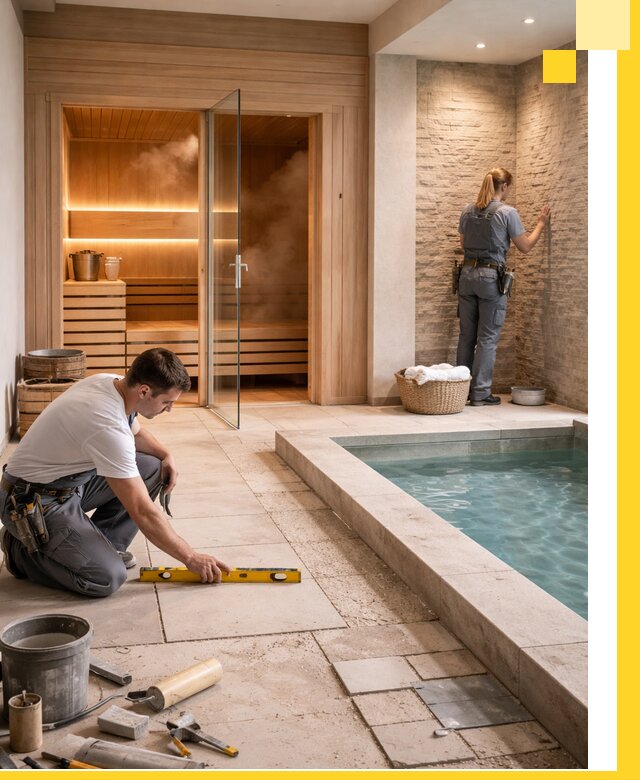 Комплексный дизайн и отделка интерьеров SPA под ключ в Тейково